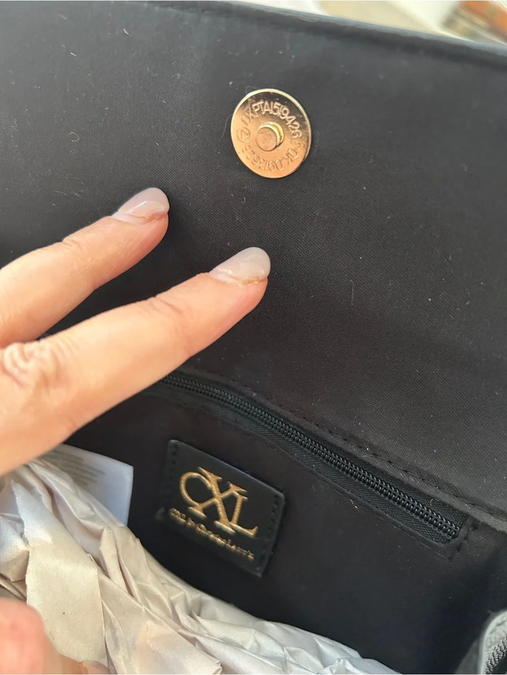 CXL by Christian Lacroix Bali Caviar Small Clutch Wallet